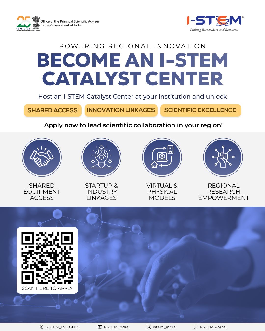 I-STEM Catalyst Center Banner